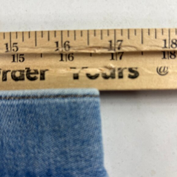 Spanx Shape Jean Women Extra Large Pull On Flare High Rise Blue Everywhere Denim - Picture 16 of 16